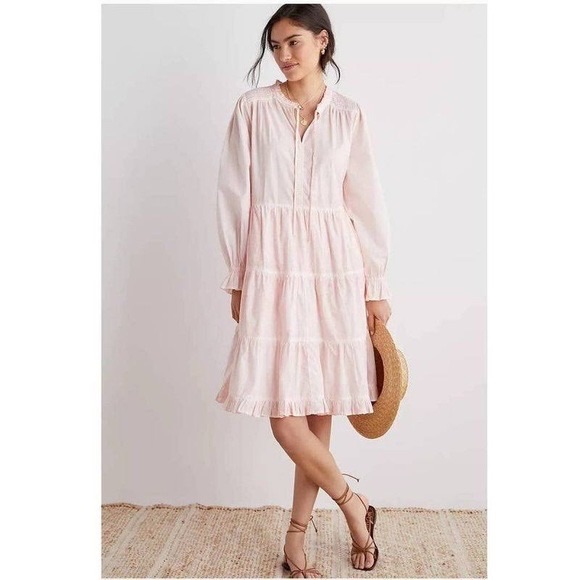 Anthropologie Othilia Desdemona Ruffle Mini Dress
